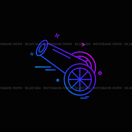 Cannon icon design vector. Стоковая иллюстрация, агентство Ingram Publishing / Фотобанк Лори