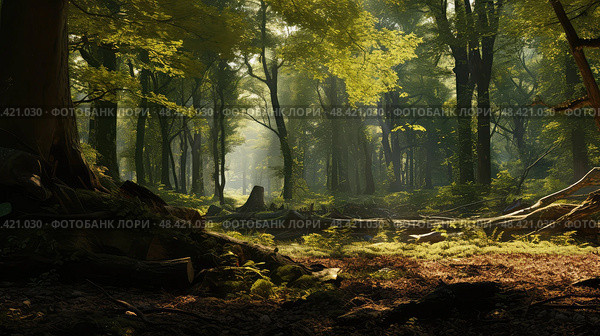 canopy alder tree ai generated. Стоковое AI-изображение, AI-художник Vectorwin / Фотобанк Лори