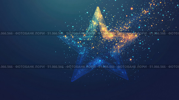 celestial flickering star ai generated. Стоковое AI-изображение, AI-художник Vectorwin / Фотобанк Лори