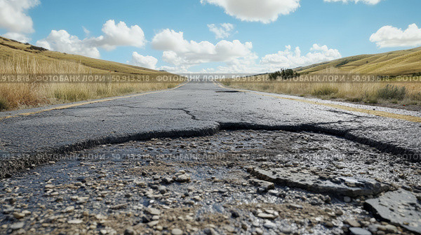 challenge bump in the road ai generated. Стоковое AI-изображение, AI-художник Vectorwin / Фотобанк Лори