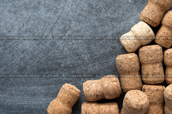 Champagne corks. Стоковое фото, фотограф Юрий Запорожченко / Фотобанк Лори