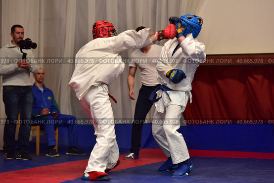 Championship in army hand-to-hand combat (2017 год). Редакционное фото, фотограф Анна Кривицкая / Фотобанк Лори