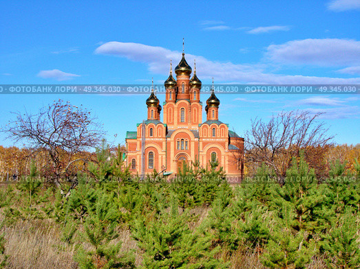 Chapel in Achair monastery, Omsk region, Siberia, Russia (2012 год). Стоковое фото, фотограф Александр Карпенко / Фотобанк Лори
