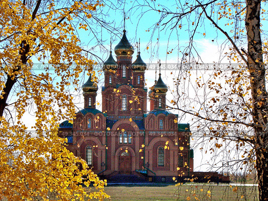 Chapel in Achair monastery, Omsk region, Siberia, Russia (2012 год). Стоковое фото, фотограф Александр Карпенко / Фотобанк Лори