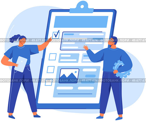 Checklist with results of social surveys, customer data. Clipboard with document, target. Targeted advertising, business marketing concept. Form with survey, paper sheet with results of review. Checklist with results of social surveys, customer data. Clipboard with document. Form with survey. Стоковая иллюстрация, агентство Ingram Publishing / Фотобанк Лори