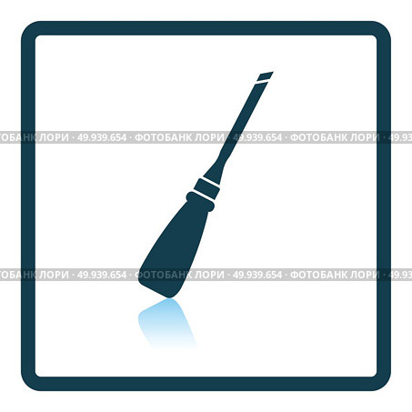 Chisel icon. Shadow reflection design. Vector illustration. Стоковое фото, агентство Ingram Publishing / Фотобанк Лори
