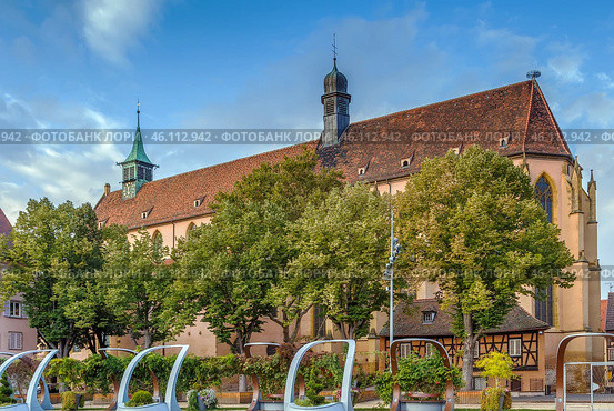 Church of St. Matthew, Colmar, France (2016 год). Стоковое фото, фотограф Boris Breytman / Фотобанк Лори
