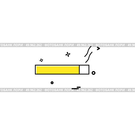 Cigerrette icon design vector. Стоковая иллюстрация, агентство Ingram Publishing / Фотобанк Лори