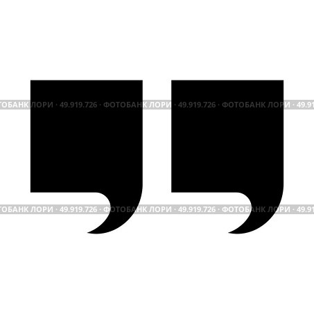 Citation icon . Стоковая иллюстрация, агентство Ingram Publishing / Фотобанк Лори