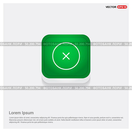 Close, Cancel or Delete Icon . Стоковая иллюстрация, агентство Ingram Publishing / Фотобанк Лори