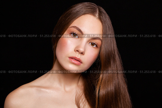 Close up Make up fashion model. Стоковое фото, фотограф Андрей Аркуша / Фотобанк Лори