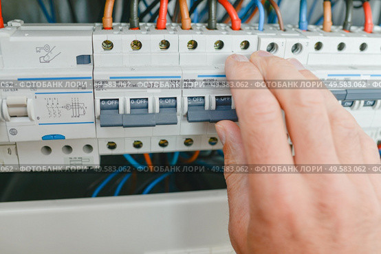 close up of a fusebox. Стоковое фото, агентство Ingram Publishing / Фотобанк Лори