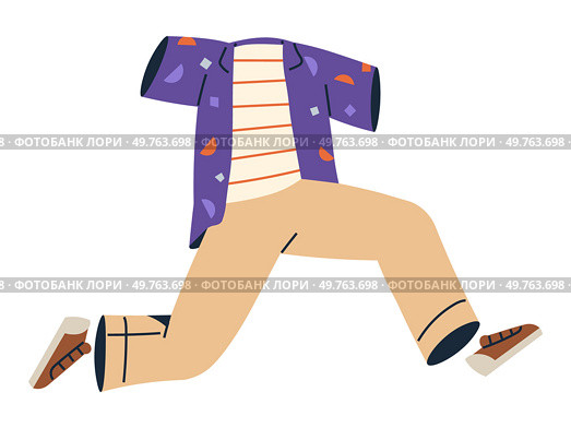 Clothes vector illustration. Casual clothes provide canvas for expressing ones laid-back personality Fashioned from breathable fabrics, casual attire is ideal for warm weather Stylish outfits showcase. Clothes. Fashionable clothes reflect individual style and personal expression. Стоковая иллюстрация, агентство Ingram Publishing / Фотобанк Лори