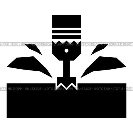 CNC milling machine material metalworking cutter plunger metalwork industry lathe plunge power tool technology tooling carving shavings icon black color vector illustration image flat style simple. CNC milling machine material metalworking cutter plunger metalwork industry lathe plunge power tool technology tooling carving shavings icon black color vector illustration image flat style. Стоковая иллюстрация, агентство Ingram Publishing / Фотобанк Лори