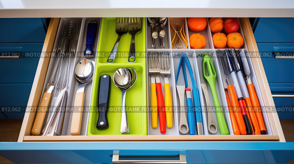coded organization kitchen ai generated. Стоковое AI-изображение, AI-художник Vectorwin / Фотобанк Лори