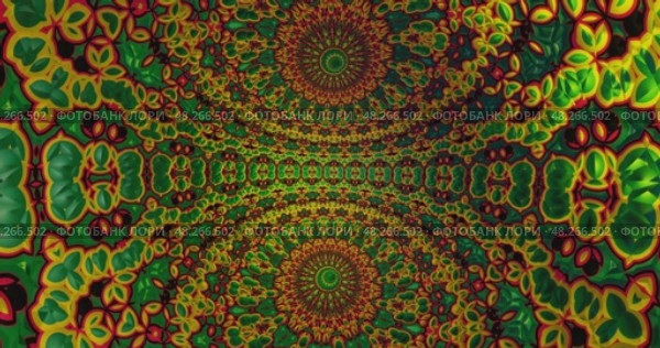 Colorful animated VJ loop. Abstract flashing neon elements. Стоковая анимация, аниматор Сергей Чубаров / Фотобанк Лори