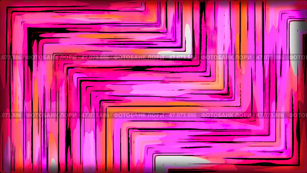 Colorful moving zigzag shapes. Стоковая иллюстрация, иллюстратор David Kashakhi / Фотобанк Лори