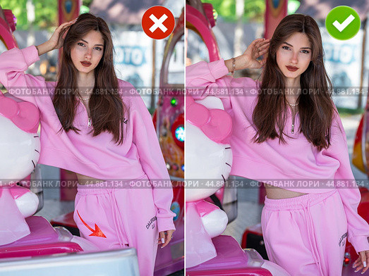 Common mistakes in female posing and how to avoid them. Photo poses. Стоковое фото, фотограф Андрей Аркуша / Фотобанк Лори