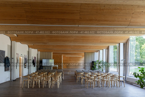 Conference room of Vyborg Library, built from 1927 to 1935 (2023 год). Редакционное фото, фотограф EugeneSergeev / Фотобанк Лори