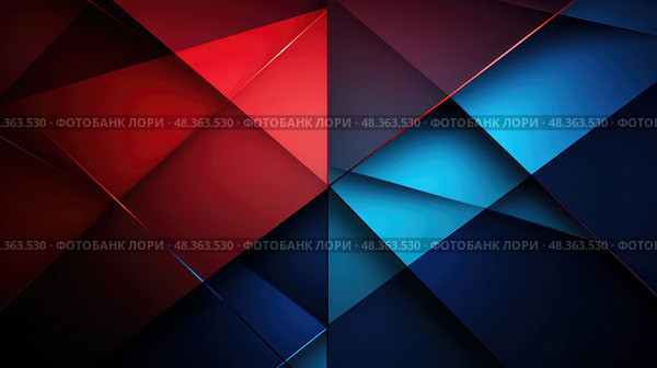 contrast blue and red background ai generated. Стоковое AI-изображение, AI-художник Vectorwin / Фотобанк Лори