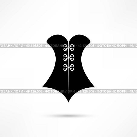 corset icon. Стоковая иллюстрация, агентство Ingram Publishing / Фотобанк Лори