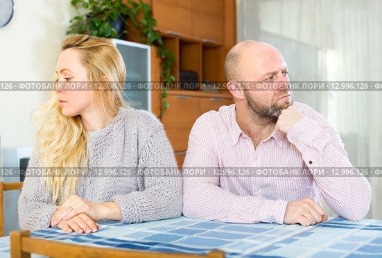 Couple conflict. Стоковое фото, фотограф Яков Филимонов / Фотобанк Лори