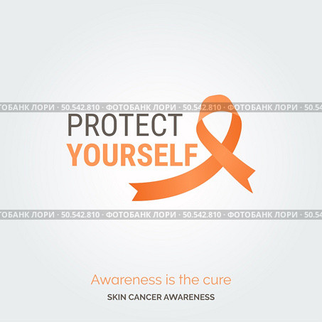Crafting a Cure. Vector Background Skin Cancer Initiative. Стоковая иллюстрация, агентство Ingram Publishing / Фотобанк Лори