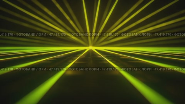Dark background, laser beams of green light on a black background. Стоковое AI-видео, аниматор Ирина Ручушкина / Фотобанк Лори