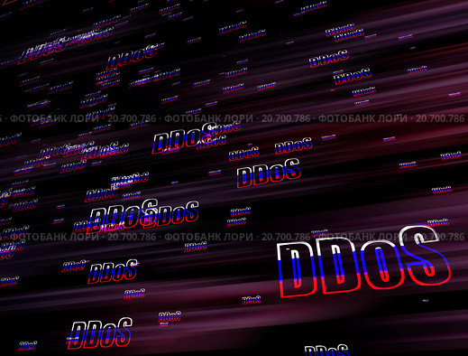 DDoS-атака с национальным окрасом. Стоковая иллюстрация, иллюстратор Алексей Луковников / Фотобанк Лори