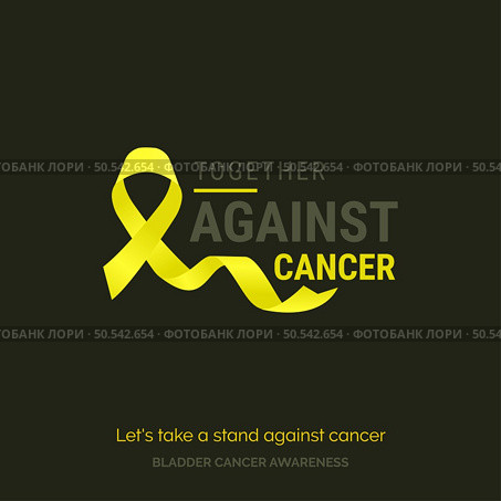Defy the Odds Bladder Cancer Awareness Design Template. Стоковая иллюстрация, агентство Ingram Publishing / Фотобанк Лори