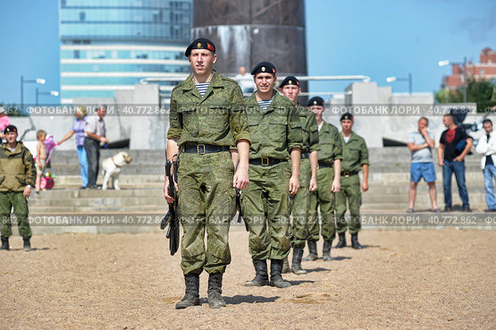 Demonstrative performance of the Marine Corps (2013 год). Редакционное фото, фотограф Анна Кривицкая / Фотобанк Лори