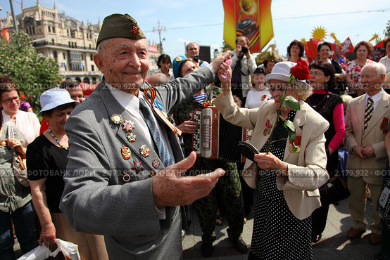 День Победы. 9 мая (2010 год). Редакционное фото, фотограф Целоусов Дмитрий Геннадьевич / Фотобанк Лори