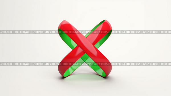 deny red x and green check ai generated. Стоковое AI-изображение, AI-художник Vectorwin / Фотобанк Лори