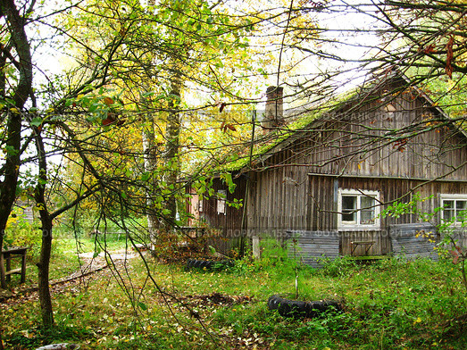 Деревенский дом. Стоковое фото, фотограф Герман Скороходов / Фотобанк Лори