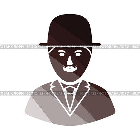 Detective Icon. Flat Color Ladder Design. Vector Illustration. Стоковая иллюстрация, агентство Ingram Publishing / Фотобанк Лори
