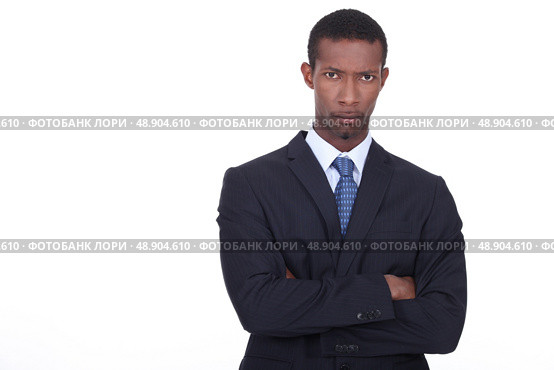 Determined businessman. Стоковое фото, агентство Ingram Publishing / Фотобанк Лори