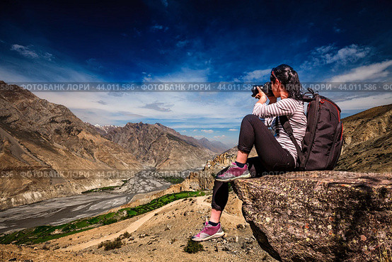Dhankar Gompa. India. Spiti Valley. Стоковое фото, фотограф Андрей Армягов / Фотобанк Лори