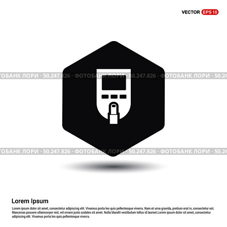 Diabetes Glucometer Icons. Стоковая иллюстрация, агентство Ingram Publishing / Фотобанк Лори