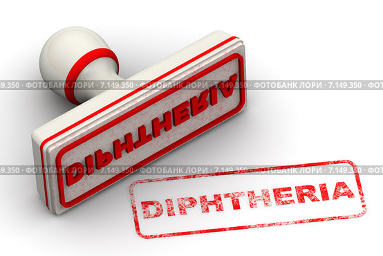 Дифтерия (Diphtheria). Печать и оттиск. Стоковая иллюстрация, иллюстратор WalDeMarus / Фотобанк Лори