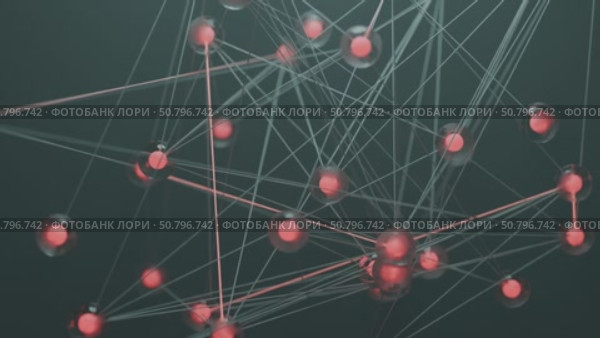 Digital Web Grid Abstract Connection Lines Motion Graphics 3D Plexus Network Background. Стоковая анимация, аниматор Mihail Mihaylov / Фотобанк Лори