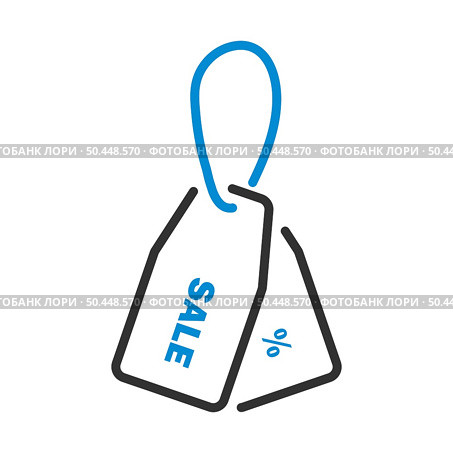 Discount Tags Icon. Editable Bold Outline With Color Fill Design. Vector Illustration. Стоковая иллюстрация, агентство Ingram Publishing / Фотобанк Лори