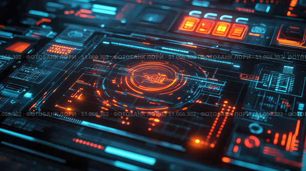 display flickering technology interface ai generated. Стоковое AI-изображение, AI-художник Vectorwin / Фотобанк Лори