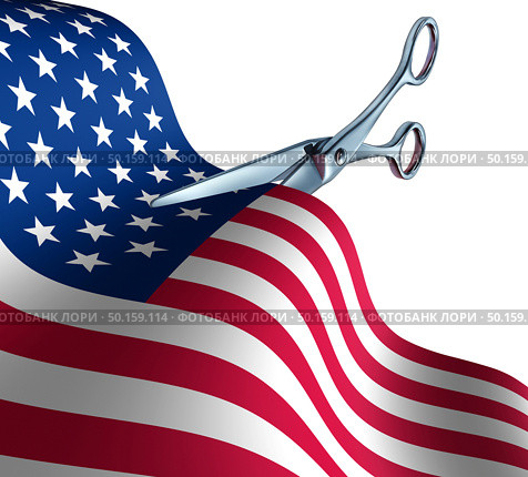Divided America and national divisions in the United States and partisan politics as Republicans and Democrats split and widen the political gap in the country as a 3D illustration. Стоковое фото, агентство Ingram Publishing / Фотобанк Лори