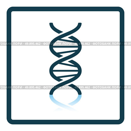 DNA icon. Shadow reflection design. Vector illustration. Стоковая иллюстрация, агентство Ingram Publishing / Фотобанк Лори