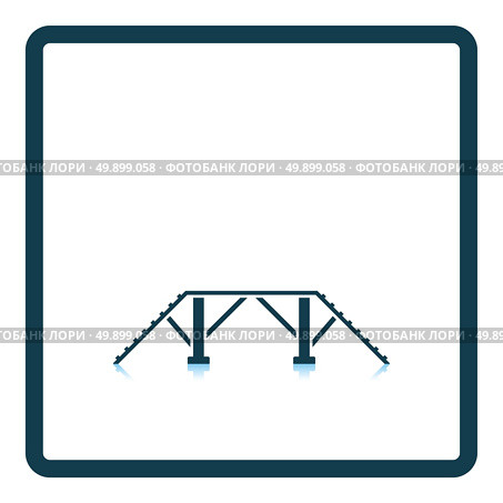 Dog training bench icon. Shadow reflection design. Vector illustration. Стоковая иллюстрация, агентство Ingram Publishing / Фотобанк Лори