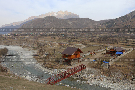 Долина реки Черек, Кабардино-Балкария (2015 год). Стоковое фото, фотограф Алексей Гусев / Фотобанк Лори