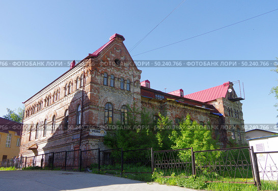 Дом Аверкия Перминова. Город Киров, улица Спасская, 10А. Редакционное фото, фотограф Алексей Иванов / Фотобанк Лори