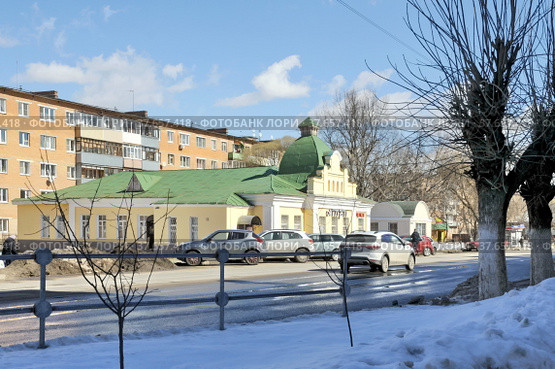 Дом фабриканта Баранова, нач.1900-х гг. Город Павловский Посад, Московская область. Виды города. (2022 год). Редакционное фото, фотограф stargal / Фотобанк Лори