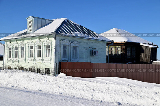 Дом-музей Григория Распутина. Село Покровское. Тюменская область (2024 год). Редакционное фото, фотограф Александр Тараканов / Фотобанк Лори