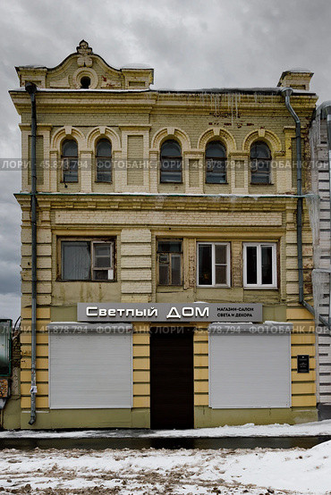 Дом Суховского. Памятник архитектуры регионального значения № 631410178810005. Самара, ул. Молодогвардейская, 88. Редакционное фото, фотограф Александр Селезнев / Фотобанк Лори